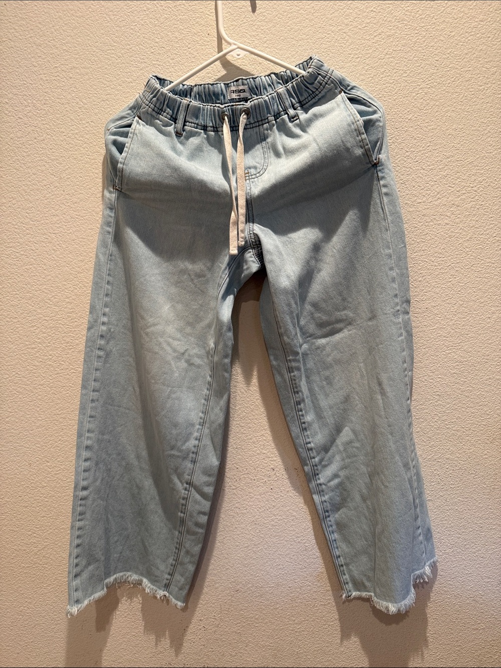 RSQ Light Wash Kids Jeans with Drawstring